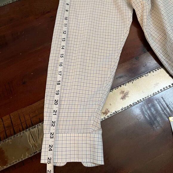 Ralph Lauren Shirt Mans Long Sleeve Casual Button Down  Yellow/brown Size XL - Picture 6 of 8